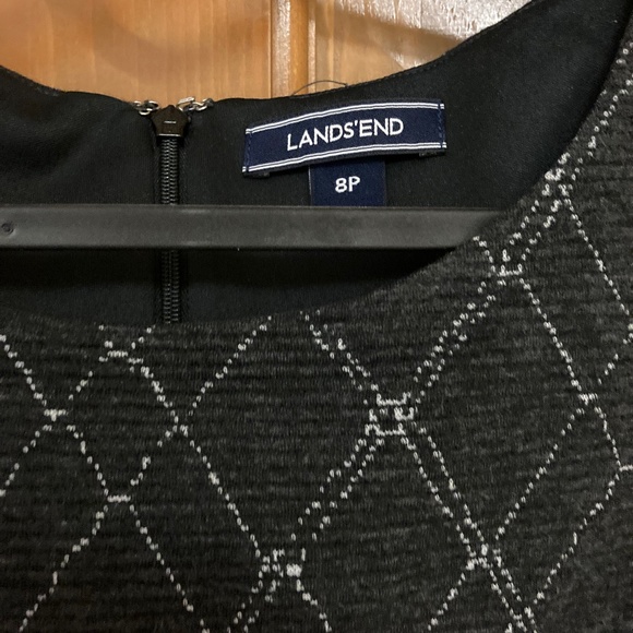 Lands' End Sleeveless Ponte Sheath Dress, Size 8P - Picture 2 of 6